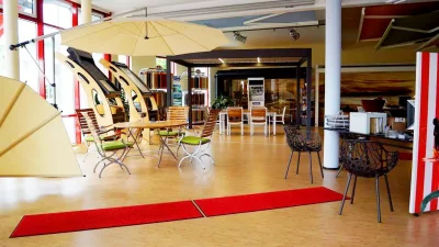 Showroom Schirm und Lamellendach